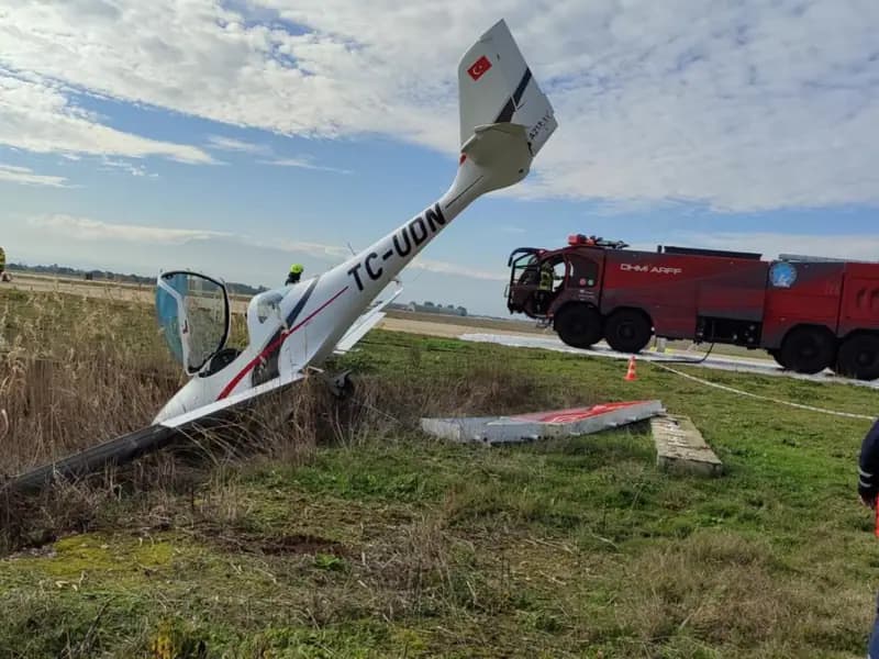 Bursa'da Eğitim Uçağı Kaza Yaptı