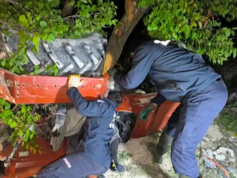 Kontrolden Çıkan Traktör Devrildi: Sürücü Hayatını Kaybetti