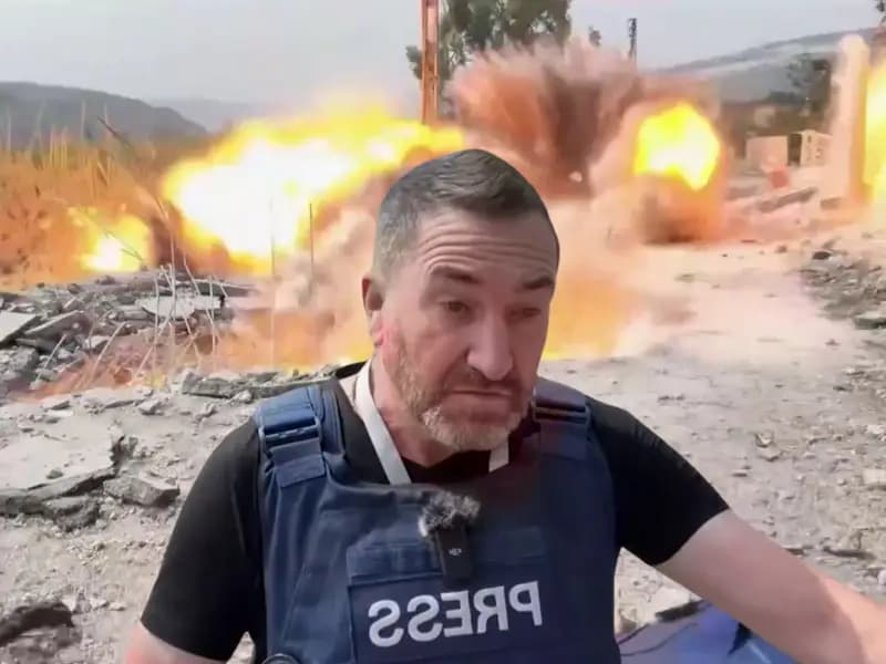 İsrail'in Lübnan Saldırılarında Rus Gazeteci Hayatta Kaldı