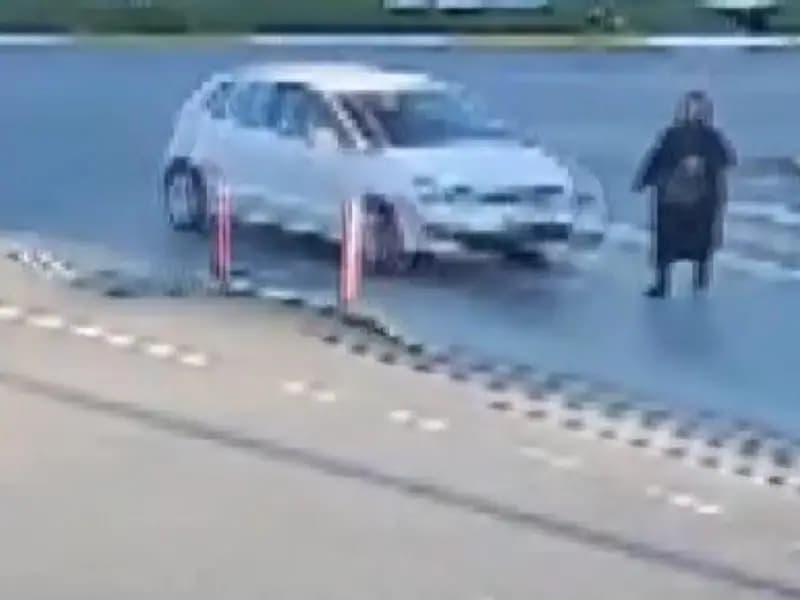 Yaralanan Sürücüye İki Ayrı Kaza Anı