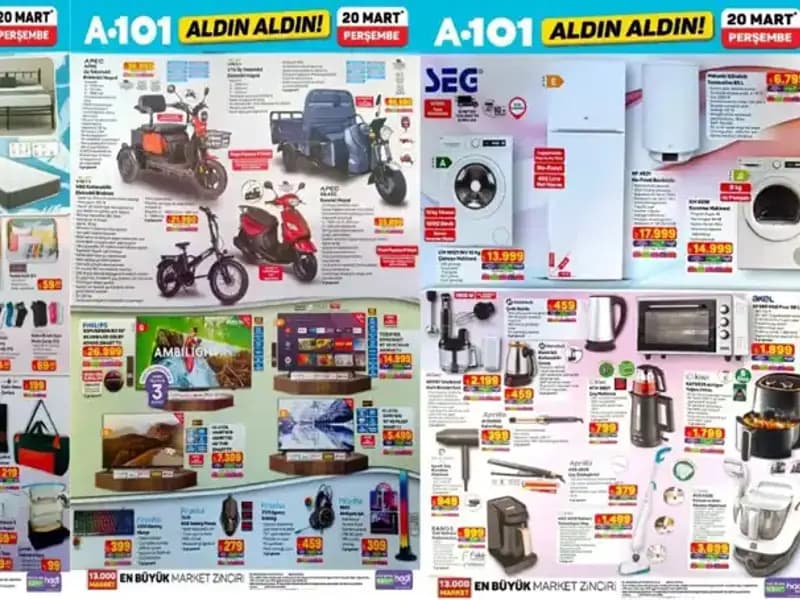 A101 20 Mart Aktüel Kataloğu: Uygun Fiyatlı Ürünlerle Dolu Bir Alışveriş Deneyimi