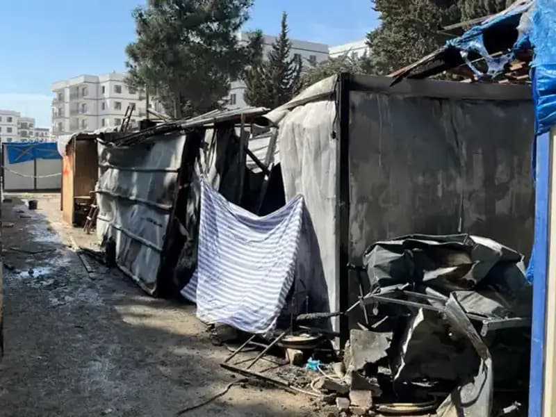 İşçilerin Kaldığı Konteynerde Yangın Çıktı: Olayın Ayrıntıları Ortaya Çıktı