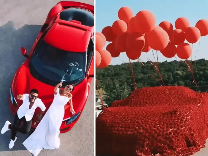 Dilan ve Engin Polat'ın Kırmızı Ferrari'si Satışta, Fiyatı Dikkat Çekiyor