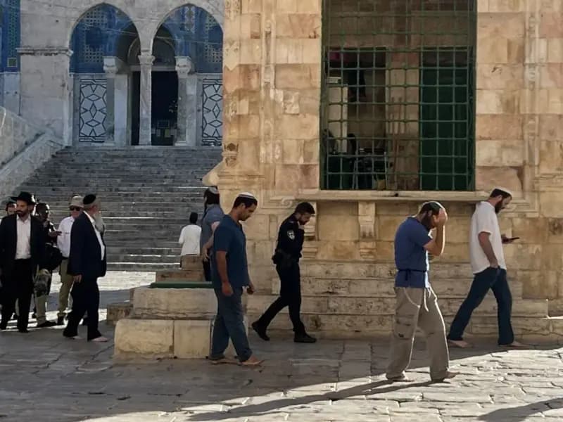 Mescid-i Aksa’da Provokatif Eylem: 183 Fanatik Yahudi Trompet Çaldı