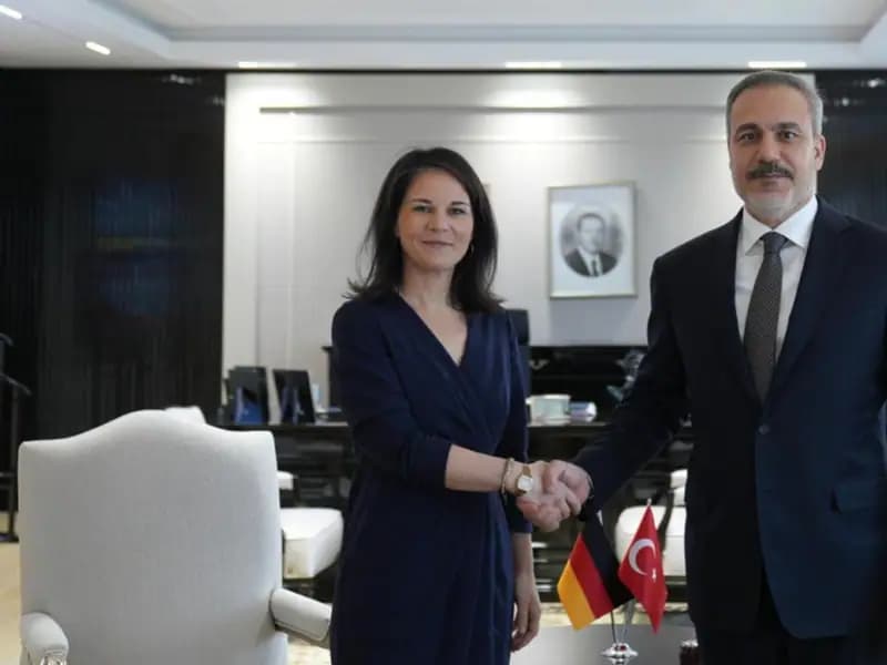 Bakan Fidan, Almanya Dışişleri Bakanı Baerbock ile Görüştü