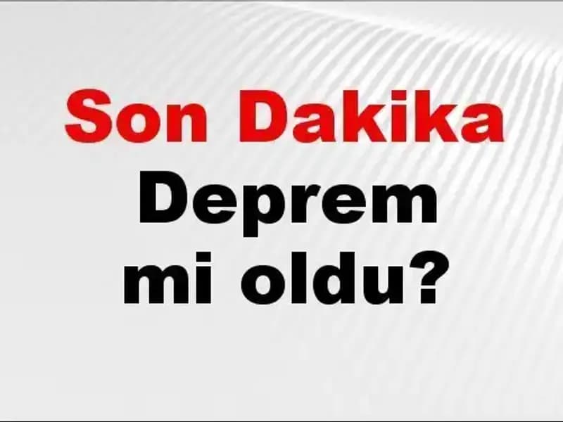 Kars'ta Son Dakika Deprem! Ayrıntılar ve Bilgiler Burada