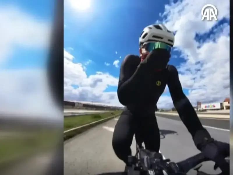 Kayseri'de Bisiklet Turu Yapan Öğretmenlere Arı Saldırısı