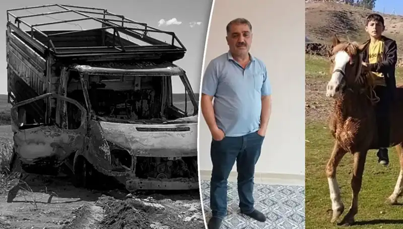 Diyarbakır'da Vahşice Öldürülen Baba ve Oğul, Yakınlarıyla Birlikte Toprağa Verildi