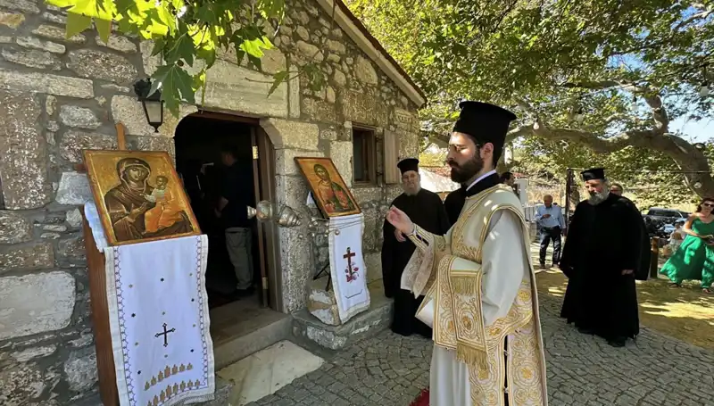 Bozcaada'da Geleneğin Canlandığı Aya Paraskevi Günü Ayini Coşkuyla Kutlandı