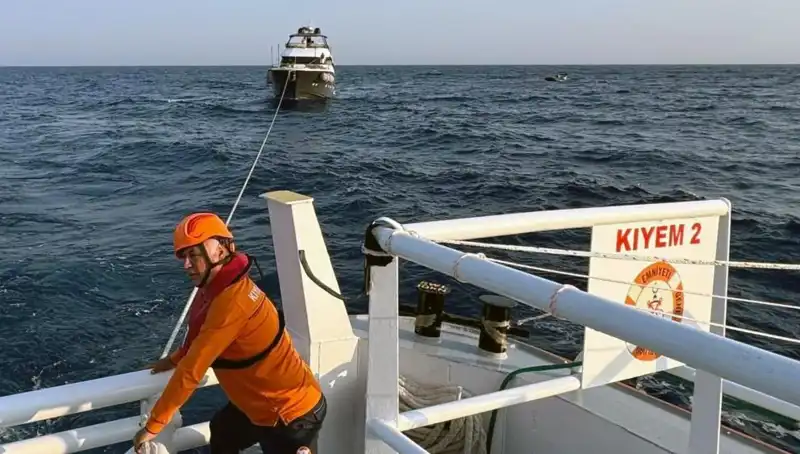 Marmaris Açıklarında Tehlikeli Anlar: Sürüklenen Tekne Başarıyla Kurtarıldı