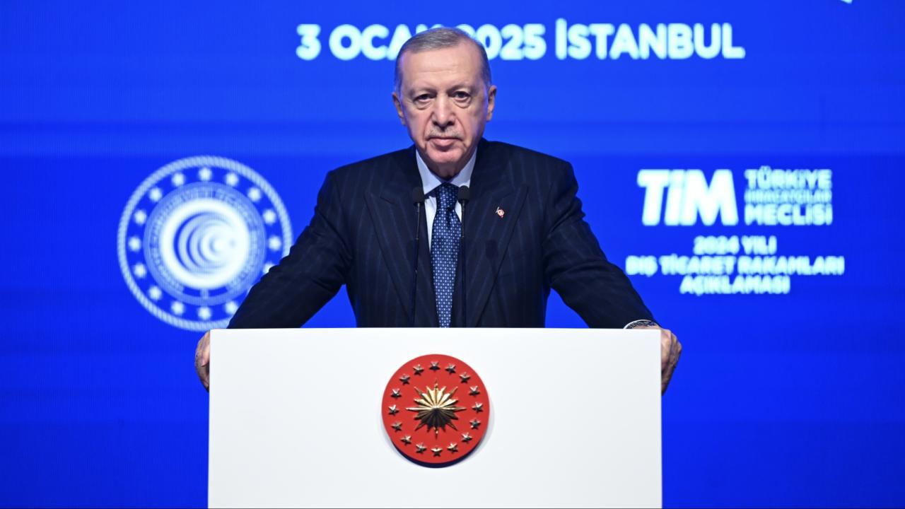 Cumhurbaşkanı Erdoğan: 2024 Yılı İhracatı 262 Milyar Dolara Ulaştı