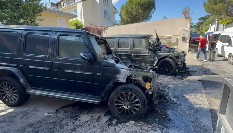 İş Dünyasında Şok! Milyonluk Ciplere Benzin Döküp Yaktılar