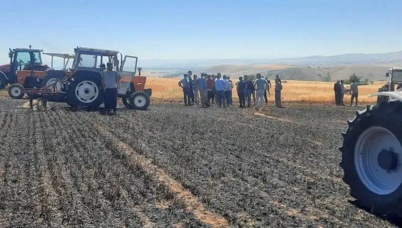 Yozgat'ta Felaket: 100 Dönüm Tarım Arazisi Alevlere Teslim Oldu