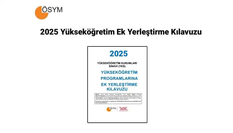 2025 Yükseköğretim Ek Yerleştirme Kılavuzu: ÖSYM'den Tüm Detaylar